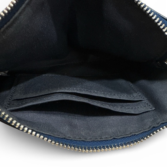 Coach Navy Textured Wristlet - Picture 3 of 3